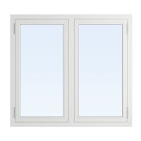 Träfönster - Utåtgående - 2-glas - 1 luft - Vit - U-värde 1.3