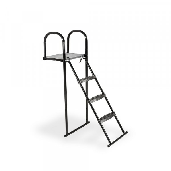 Stegplattform och stege till studsmattor 95-110 cm