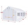 Festtelt i PVC - 3 x 8 m