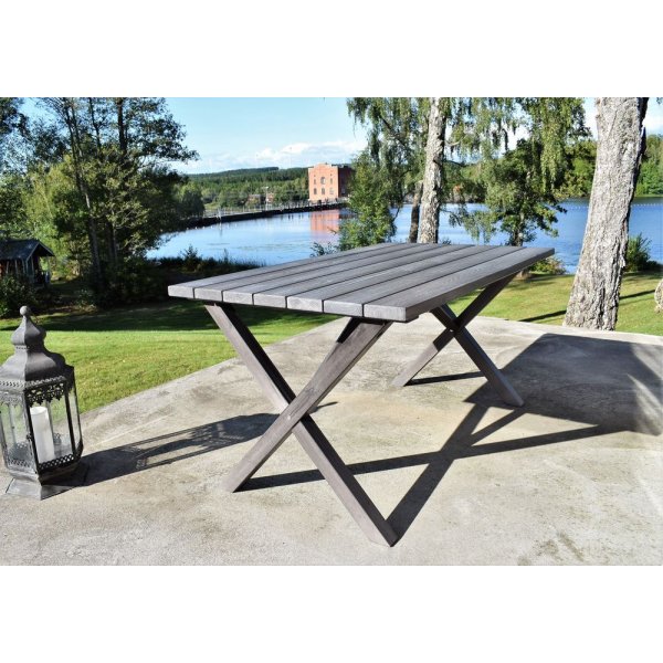 Scottsdale ruokap�yt� 150 cm - Shabby Chic Grey