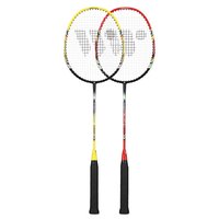 Badmintonset med 3 bollar (lime, röd & svart) FUSIONTEC 777K Badmintonset med 3 bollar (lime, röd & svart) FUSIONTEC 777K