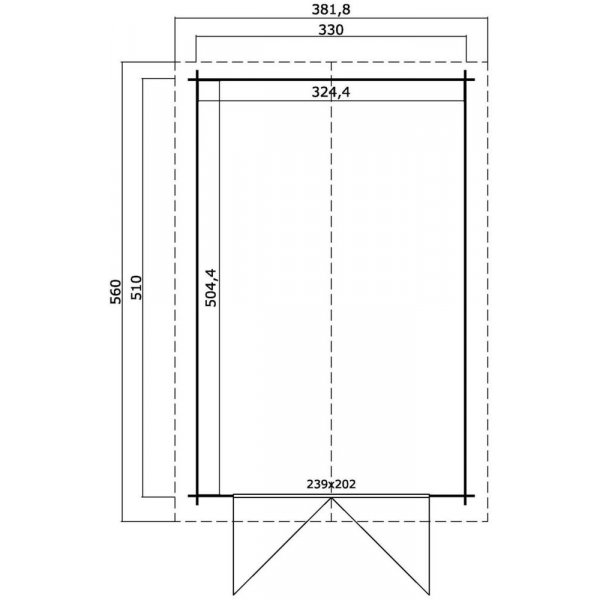 Garage Dagny - 17 m² Garage Dagny - 17 m²