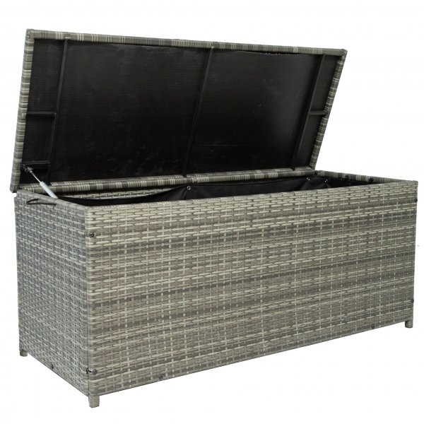 Alma tyynyrasia harmaa synteettinen rottinki Alma tyynyrasia harmaa synteettinen rottinki