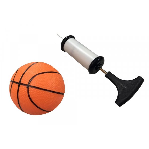 Basketkorg med boll för studsmatta Basketkorg med boll för studsmatta