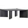 Rogaland soffbord 100 x 100 cm - Svart