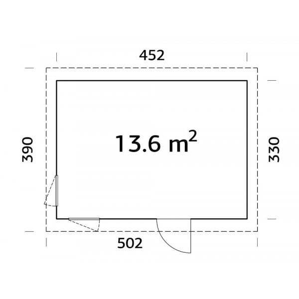 Friggebod Etta 13,6 m² Friggebod Etta 13,6 m²