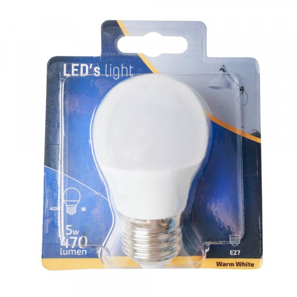 LED lampa G45 470lm E27 2700K LED lampa G45 470lm E27 2700K