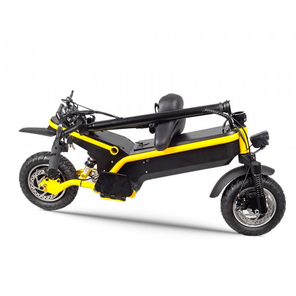 Elscooter HP-I54 - Gul/svart 500W Elscooter HP-I54 - Gul/svart 500W