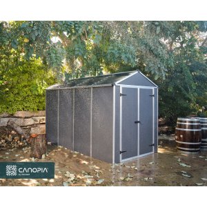 Läs mer om Canopia Rubicon Ultrahållbar Redskapsbod 5,6 m² - Mörkgrå