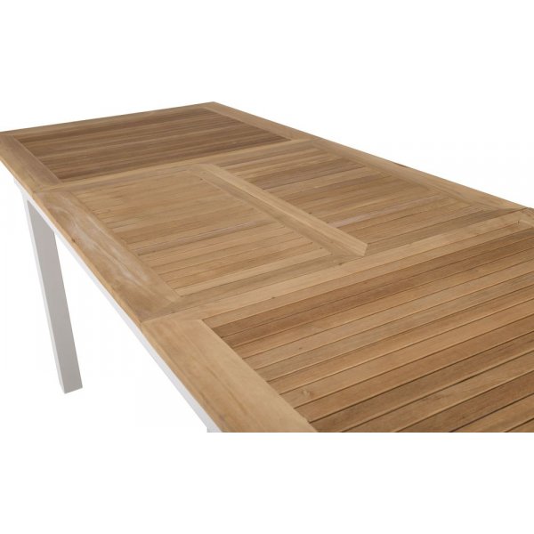 Dotorp Matbord � Vit/Teak