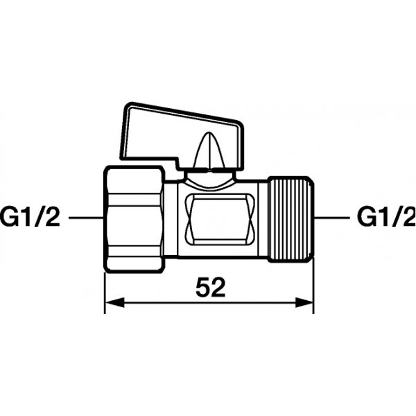 FM Mattsson Kulventil Krom - 2280-1501 FM Mattsson Kulventil Krom - 2280-1501