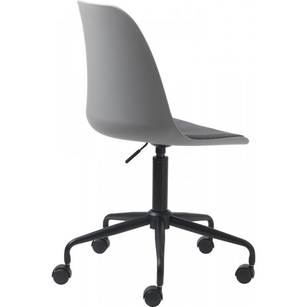 Cara gr� kontorsstol med sittdyna