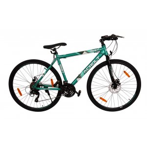 Läs mer om Herrcykel Mist 21S - Grön + Cykellampa - Mountainbikes, Cyklar