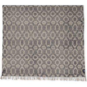 Stentv�ttad bomullsmatta Manchester Svart - 135x190 cm