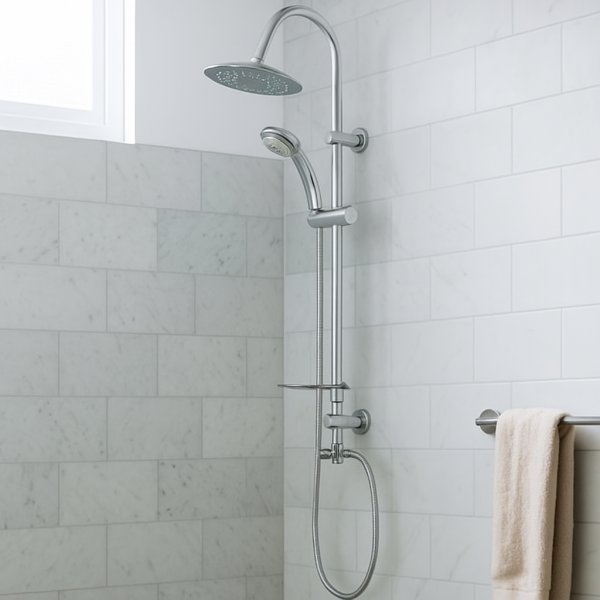 Takduschset Lye - Rostfritt stl