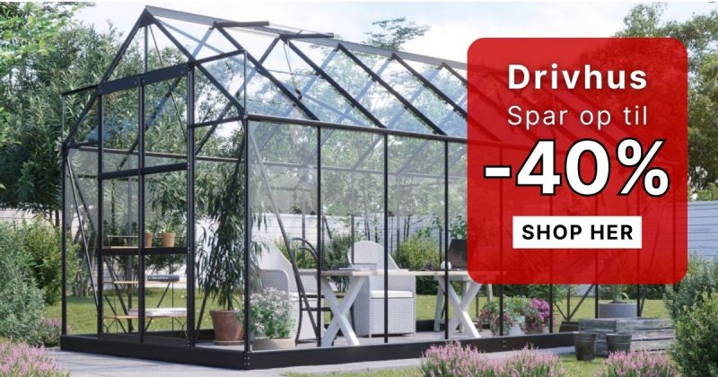 Drivhuse p� tilbud