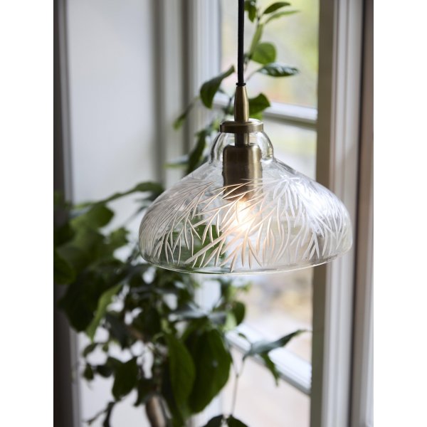 Maple taklampa - Klarglas - 23 cm