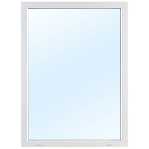 PVC-fönster - Fast 2-glas - U-värde 1,2 - Outlet