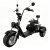 Elektroroller-Dreirad 2000W Schwarz - Elektromoped Klasse 1 + Schlosskette Elektroroller-Dreirad 2000W Schwarz - Elektromoped Klasse 1 + Schlosskette