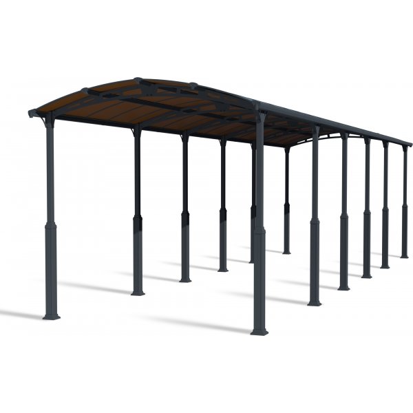 Canopia Alpine Carport i Metall För Husbil 3,6 x 13 - Grå Canopia Alpine Carport i Metall För Husbil 3,6 x 13 - Grå