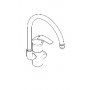 Grohe Diskl�dsblandare ettgrepp, DN 15 Eurosmart 33490