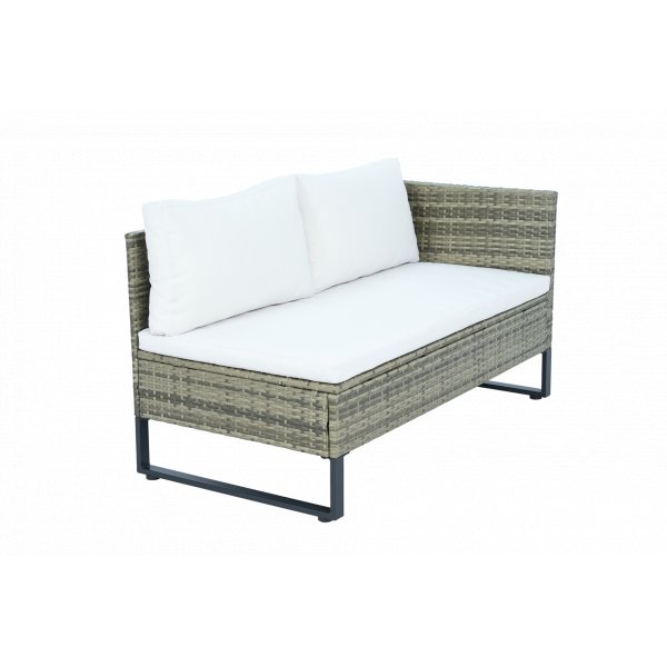 H�rnsoffgrupp konstrotting | Soffa med bord & dynbox | Gr�