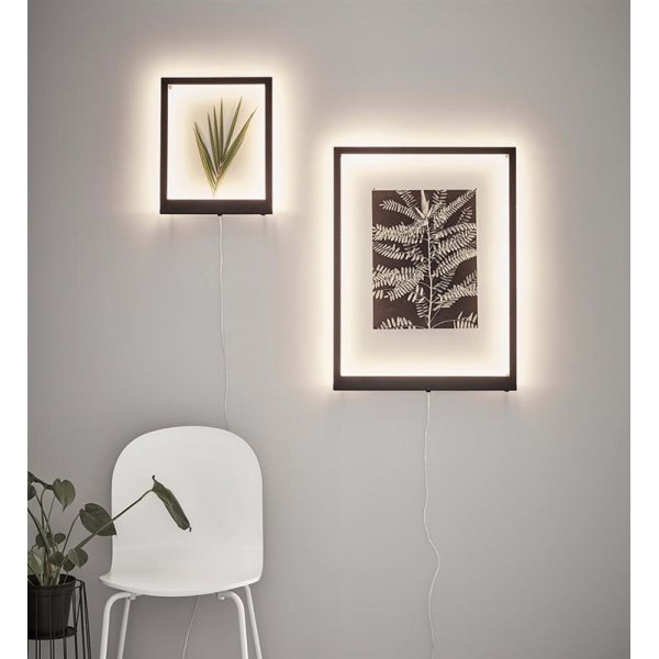Frame v�gglampa 70x50 cm - Svart