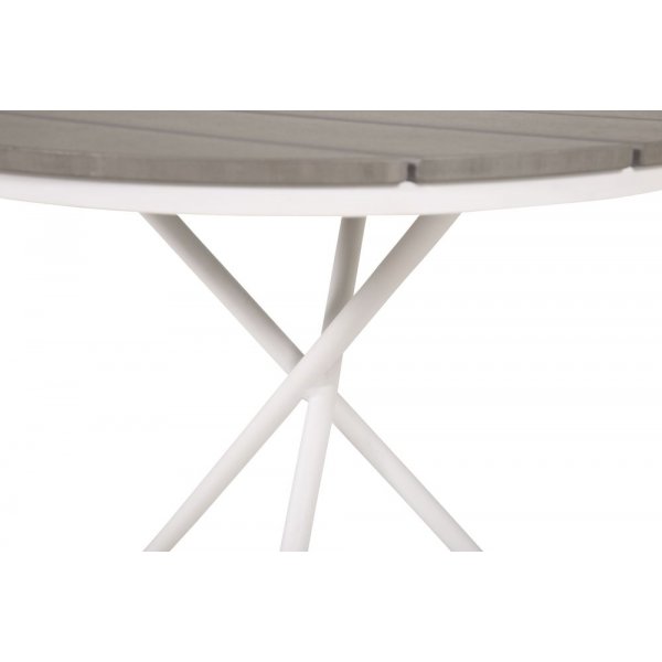 Ebbarp cafbord  vit/gr