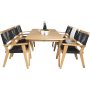 Malmby Spisegruppe (180x90) - Natur - 6 Stole