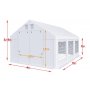 Festtelt i PVC - 4 x 6 m