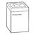Tvättställsskåp Kim D40 (white lacquer)