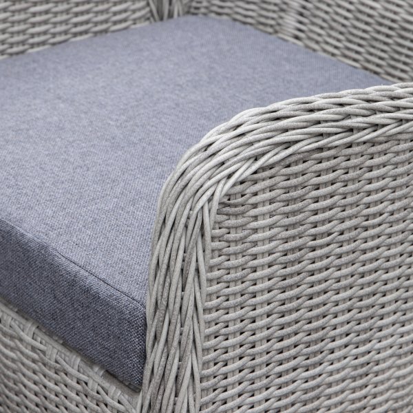 Haymond Gartenmöbel-Set - Synthetisches Rattan | Grau + Reinigungsspray für Gartenmöbel Haymond Gartenmöbel-Set - Synthetisches Rattan | Grau + Reinigungsspray für Gartenmöbel