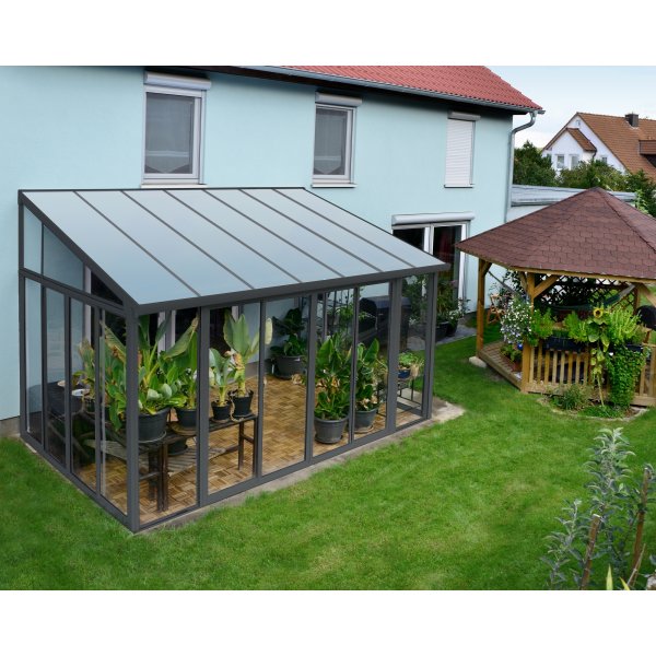 Canopia San Remo Outdoor-Zimmer 12,8 m - Dunkelgrau