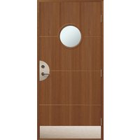 Ytterdörr Emilia Teak med klarglas Ytterdörr Emilia Teak med klarglas