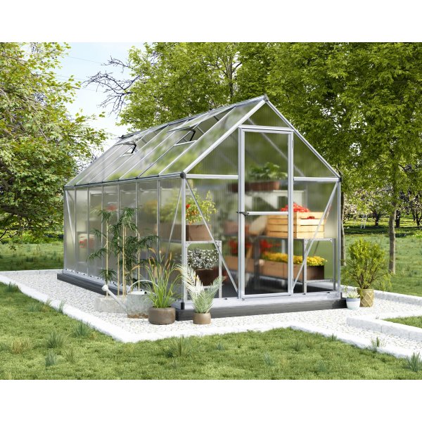 Canopia Mythos Polycarbonat Drivhus 7,9 m - Slv