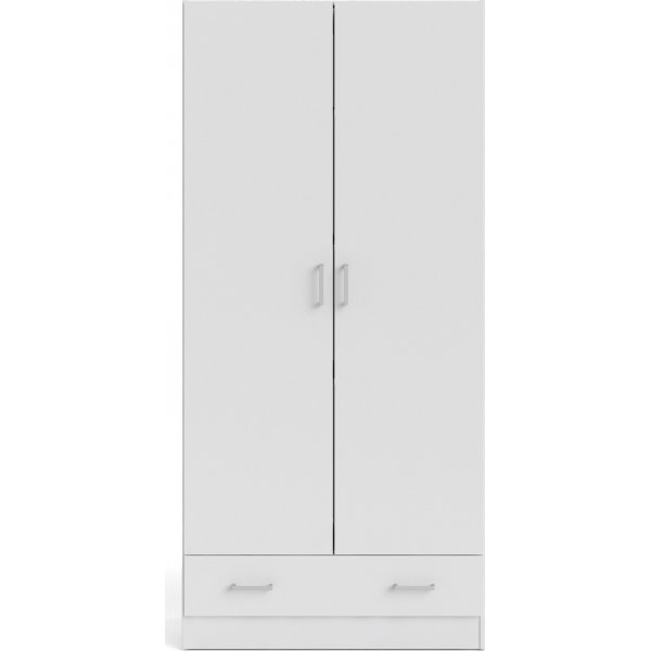 Space garderob vit 80 cm bred med 170,5 cm h�g