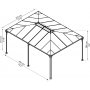 Canopia Martinique Hardtop Paviljong Fr Hela Ssongen 3,6 x 5 - Gr/brons