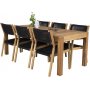 Prssebo Matgrupp (200x90) - Natur - 6 Stolar