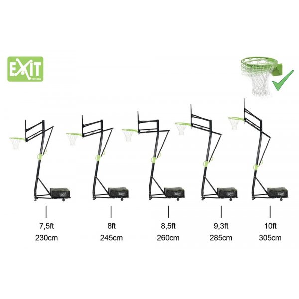 Basketställning Galaxy dunkbar - Flyttbar Basketställning Galaxy dunkbar - Flyttbar