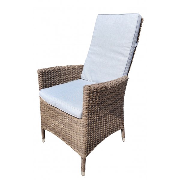 Sienna Gartenmöbelgruppe mit 6 verstellbaren Stühlen und Esstisch Sienna Gartenmöbelgruppe mit 6 verstellbaren Stühlen und Esstisch