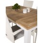 Dotorp Matgrupp (160x90) - Vit/Natur - 4 Stolar
